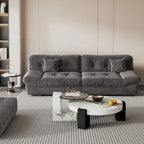 Causeuse canapé sectionnel moderne 105 en velours poncé Cloud pour salon
