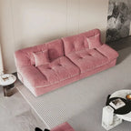Causeuse canapé sectionnel moderne 105 en velours poncé Cloud pour salon