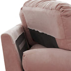 Causeuse canapé sectionnel moderne 105 en velours poncé Cloud pour salon