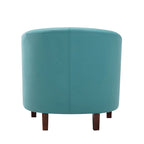 Fauteuil club d'appoint en similicuir