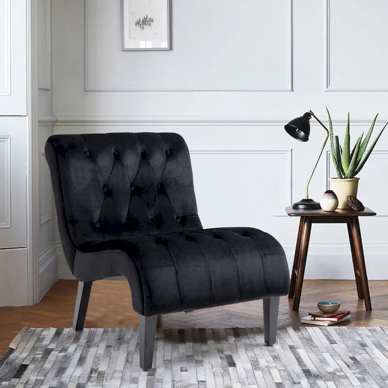 Fauteuil lounge rembourré sans accoudoirs