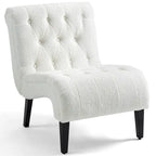 Fauteuil lounge rembourré sans accoudoirs