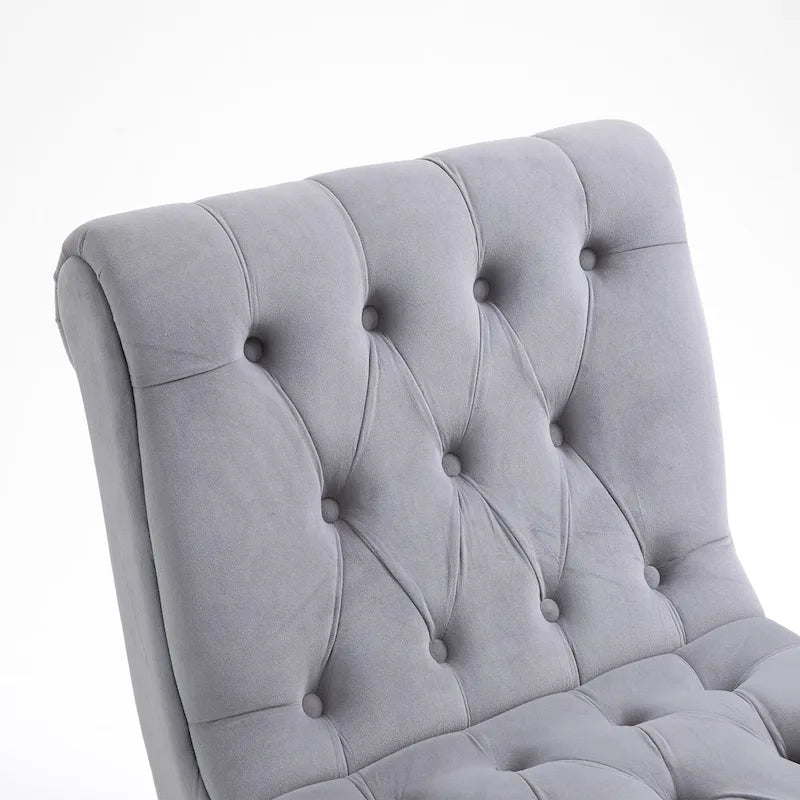 Fauteuil lounge rembourré sans accoudoirs