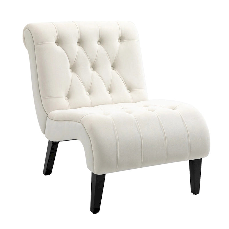 Fauteuil lounge rembourré sans accoudoirs