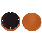 Pouf rond en velours rembourré