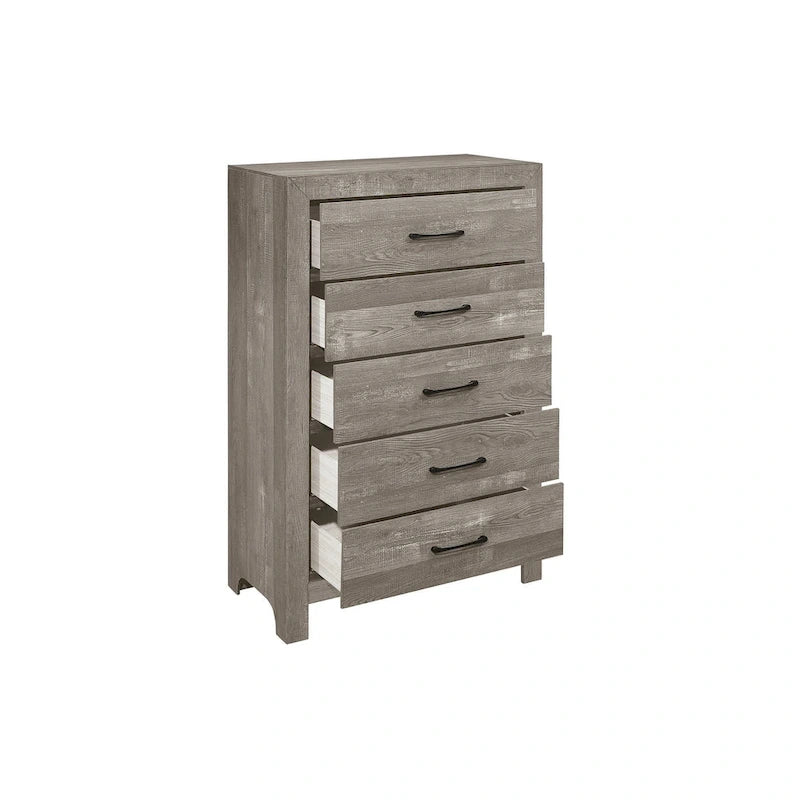 Chambre à coucher moderne 3 pièces Tabina gris