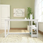 Bureau avec étagères à livres