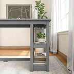 Bureau avec étagères à livres