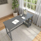 Bureau avec étagères à livres