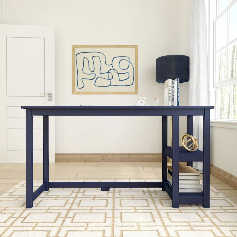 Bureau avec étagères à livres