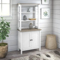 Mayfield 5 Shelf Bookcase with Doors by Bush Furniture