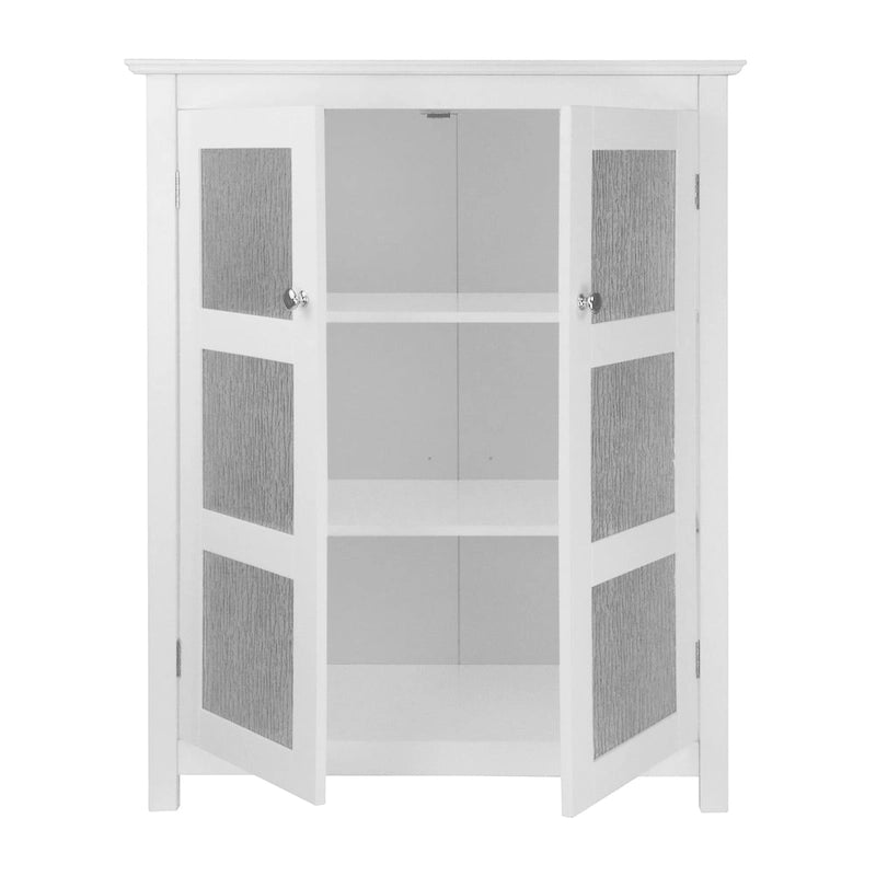 Armoire d'appoint de rangement à deux portes Conner