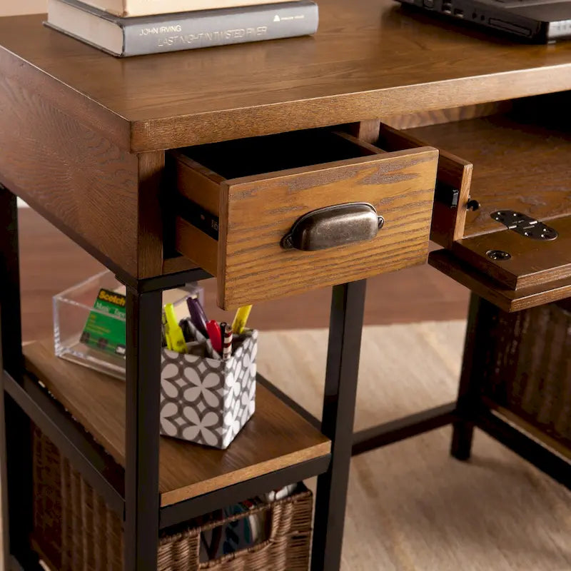 Bureau industriel en bois Dandelion