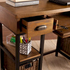 Bureau industriel en bois Dandelion