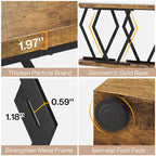Table console longue de 70,9 pouces pour entrée, tables d'appoint de couloir modernes avec pieds en métal élégants