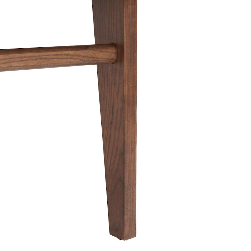 Chaise de salle à manger tressée Justice (lot de 2) - 48,26 cm L x 60,96 cm P x 88,9 cm H - 48,26L x 60,96P x 88,9H