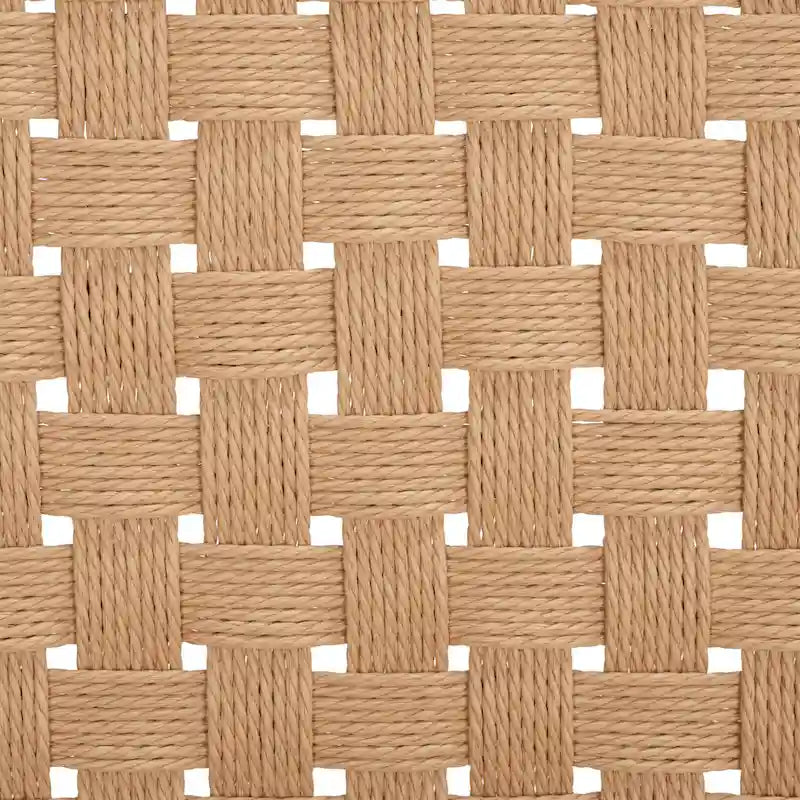 Chaise de salle à manger tressée Justice (lot de 2) - 48,26 cm L x 60,96 cm P x 88,9 cm H - 48,26L x 60,96P x 88,9H