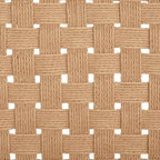 Chaise de salle à manger tressée Justice (lot de 2) - 48,26 cm L x 60,96 cm P x 88,9 cm H - 48,26L x 60,96P x 88,9H