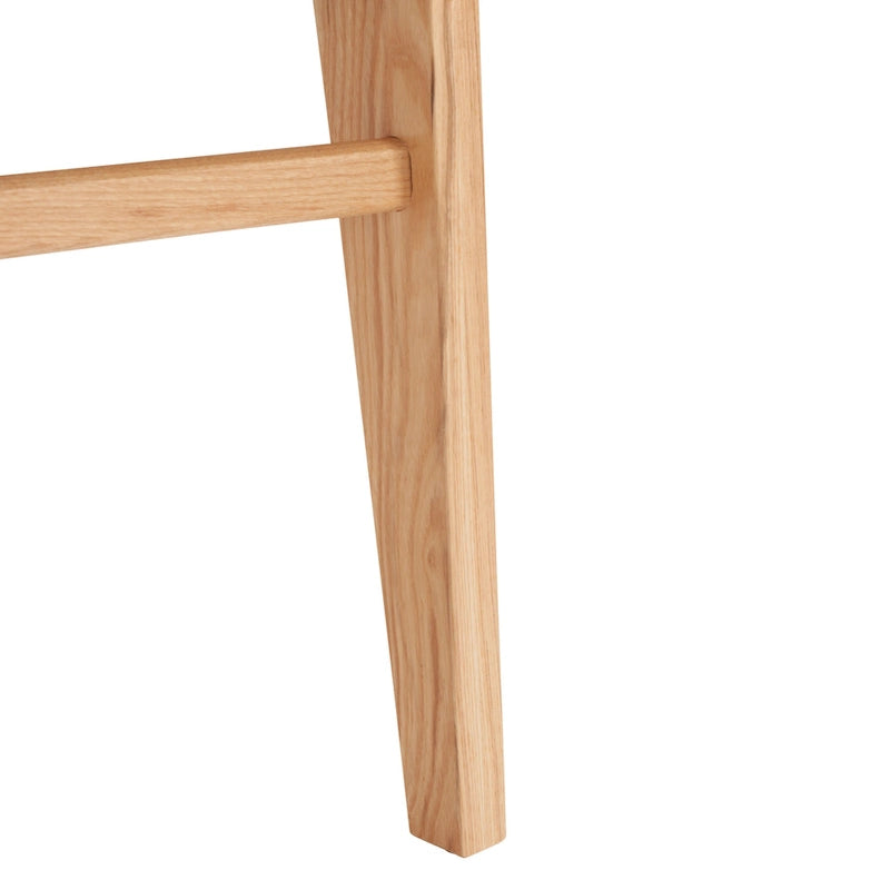 Chaise de salle à manger tressée Justice (lot de 2) - 48,26 cm L x 60,96 cm P x 88,9 cm H - 48,26L x 60,96P x 88,9H
