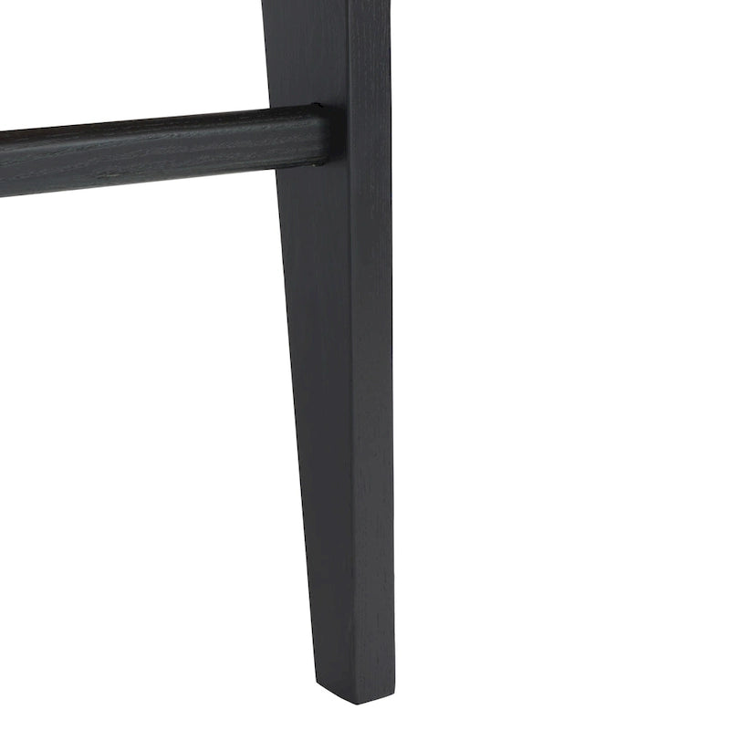 Chaise de salle à manger tressée Justice (lot de 2) - 48,26 cm L x 60,96 cm P x 88,9 cm H - 48,26L x 60,96P x 88,9H