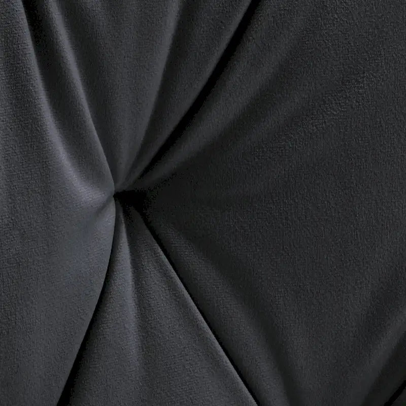 Lot de 2 chaises de salle à manger capitonnées, chaise d'appoint avec pieds plaqués or massif