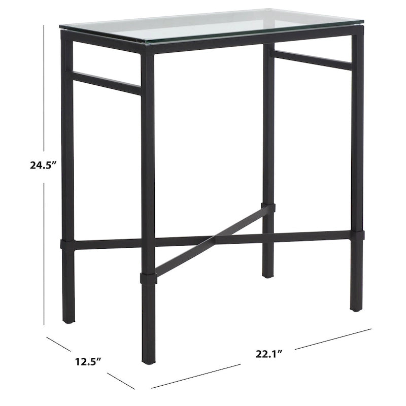 Table d'appoint Vallie - 22 L x 13 P x 25 H - 22Lx13Px25H