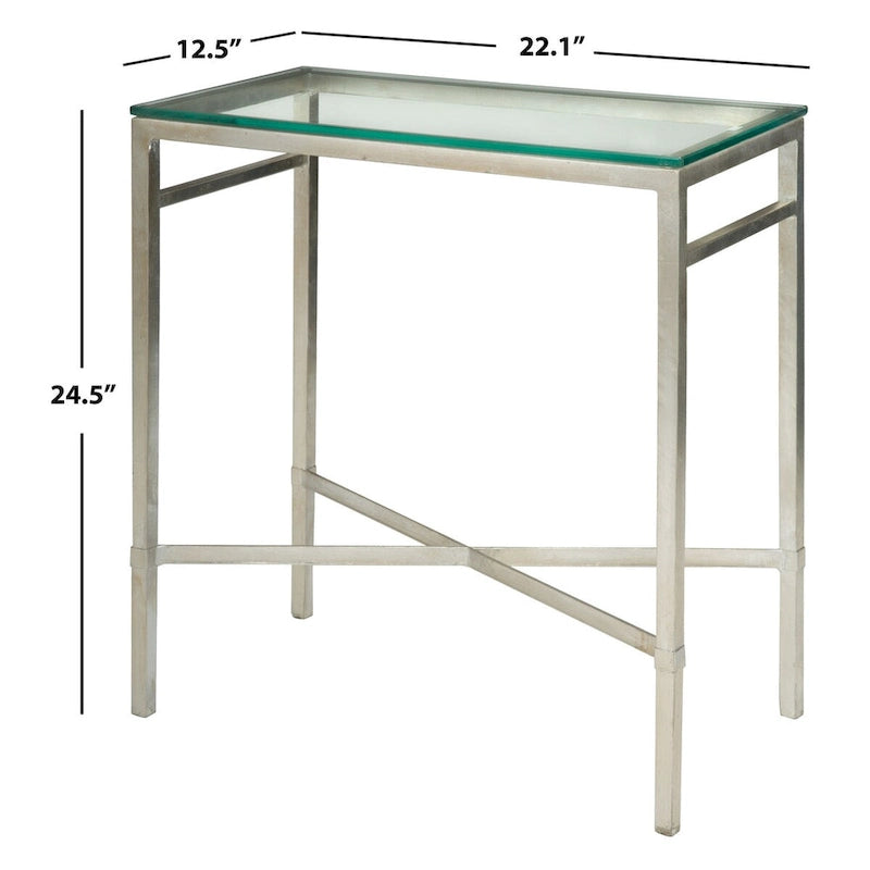 Table d'appoint Vallie - 22 L x 13 P x 25 H - 22Lx13Px25H
