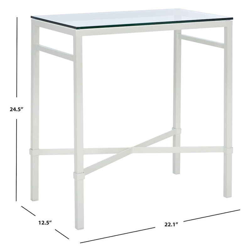 Table d'appoint Vallie - 22 L x 13 P x 25 H - 22Lx13Px25H