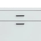 Meuble de rangement à chaussures en bois au design minimaliste, pour utilisation dans un couloir d'entrée