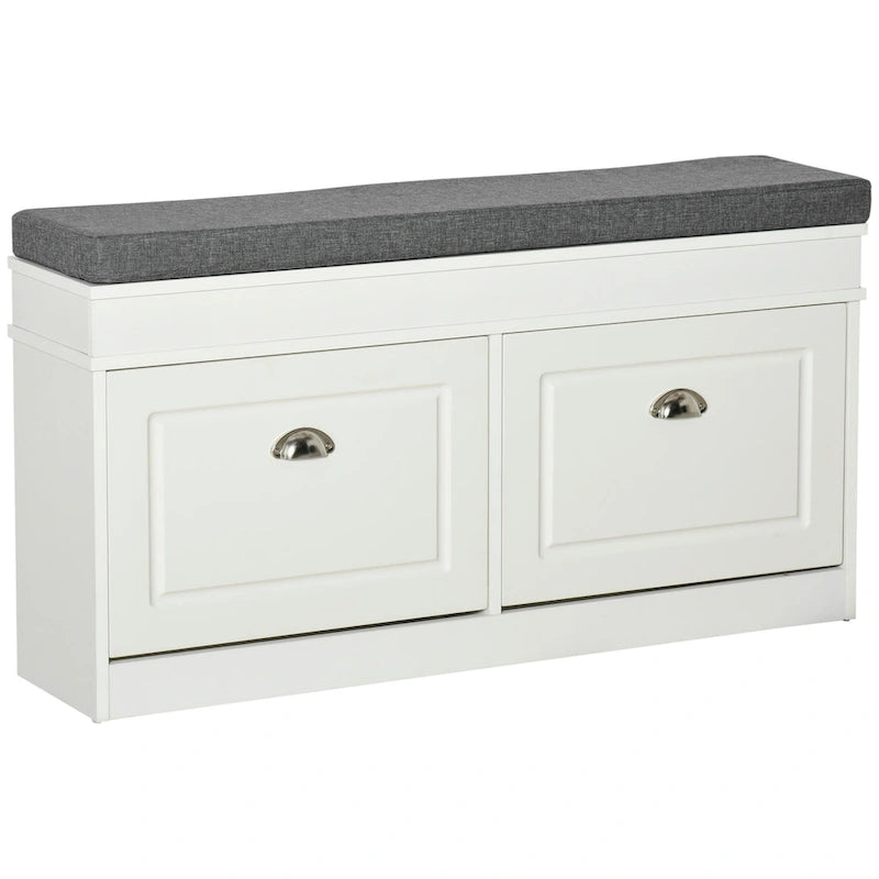 Modern Shoe Rack Bench for Entryway