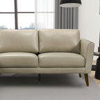 Canapé d'angle sectionnel en cuir véritable Bloom
