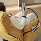 Chaise de jeu pivotante ergonomique inclinable