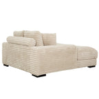 Chaise longue surdimensionnée Cocoon avec porte-gobelet et ports USB