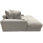 Chaise longue surdimensionnée Cocoon avec porte-gobelet et ports USB