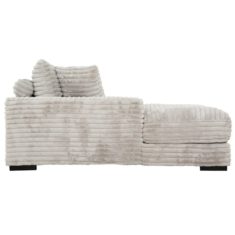 Chaise longue surdimensionnée Cocoon avec porte-gobelet et ports USB