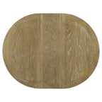 Table à manger extensible de style rétro avec rallonge de 12 pouces