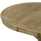 Table à manger extensible de style rétro avec rallonge de 12 pouces