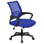 Chaise de bureau ergonomique réglable, dossier mi-hauteur en maille pivotante