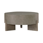 Ensemble de tables basses rondes 3 pièces Affinity Taupe Cendré et Béton