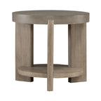 Ensemble de tables basses rondes 3 pièces Affinity Taupe Cendré et Béton