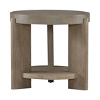 Ensemble de tables basses rondes 3 pièces Affinity Taupe Cendré et Béton