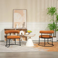 Chaises de salle à manger bouclées de style milieu du siècle moderne, ensemble de 2