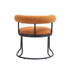 Chaises de salle à manger bouclées de style milieu du siècle moderne, ensemble de 2