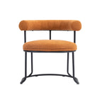 Chaises de salle à manger bouclées de style milieu du siècle moderne, ensemble de 2